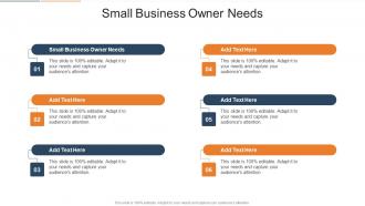 Small Business Owner Needs In Powerpoint And Google Slides Cpb