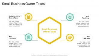 Small Business Owner Taxes In Powerpoint And Google Slides Cpb