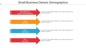 Small Business Owners Demographics Ppt Powerpoint Presentation File Graphics Cpb