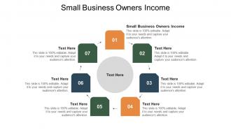 Small business owners income ppt powerpoint presentation file example cpb