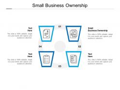 Small business ownership ppt powerpoint presentation styles master slide cpb