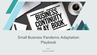 Small Business Pandemic Adaptation Playbook PPT PowerPoint AT