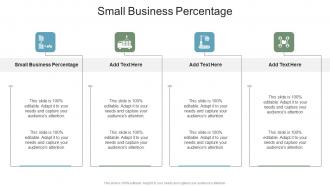 Small Business Percentage In Powerpoint And Google Slides Cpb