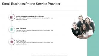 Small Business Phone Service Provider In Powerpoint And Google Slides Cpb