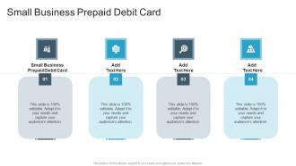 Small Business Prepaid Debit Card In Powerpoint And Google Slides Cpb