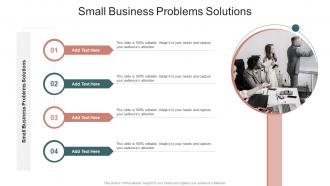 Small Business Problems Solutions In Powerpoint And Google Slides Cpb