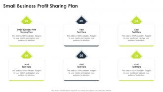 Small Business Profit Sharing Plan In Powerpoint And Google Slides Cpb