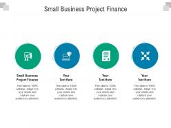 Small business project finance ppt powerpoint presentation gallery model cpb