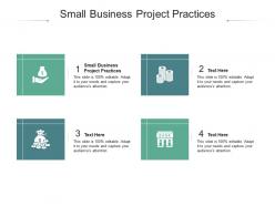 Small business project practices ppt powerpoint presentation layouts deck cpb
