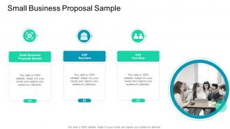 Small Business Proposal Sample In Powerpoint And Google Slides Cpb