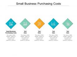 Small business purchasing costs ppt powerpoint presentation infographic template outline cpb