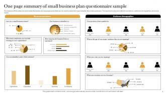 Small Business Questionnaire Sample Powerpoint Ppt Template Bundles Survey Professional Idea