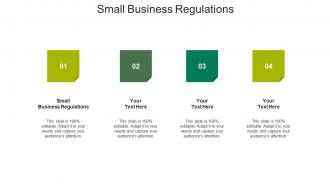 Small business regulations ppt powerpoint presentation portfolio templates cpb