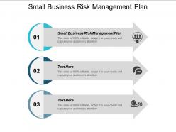 Small business risk management plan ppt powerpoint presentation slides layout ideas cpb