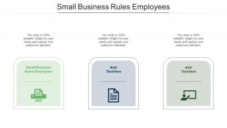 Small Business Rules Employees Ppt Powerpoint Presentation Outline Layouts Cpb