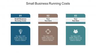 Small business running costs ppt powerpoint presentation slides show cpb
