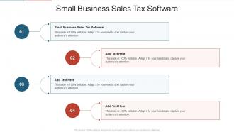 Small Business Sales Tax Software In Powerpoint And Google Slides Cpb