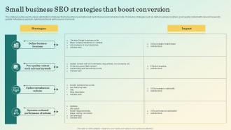 Small Business Seo Strategies That Boost Conversion