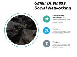 Small business social networking ppt powerpoint presentation rules cpb