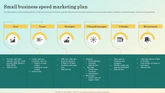 Small Business Speed Marketing Plan