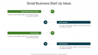 Small Business Start Up Ideas In Powerpoint And Google Slides Cpb