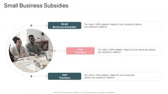 Small Business Subsidies In Powerpoint And Google Slides Cpb