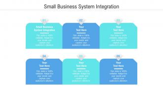 Small business system integration ppt powerpoint presentation professional maker cpb