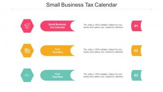 Small Business Tax Calendar Ppt Powerpoint Presentation Portfolio Brochure Cpb