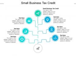 Small business tax credit ppt powerpoint presentation file slides cpb