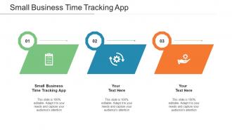 Small Business Time Tracking App Ppt Powerpoint Presentation File Samples Cpb