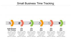 Small business time tracking ppt powerpoint presentation file files cpb