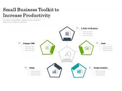 Small business toolkit to increase productivity