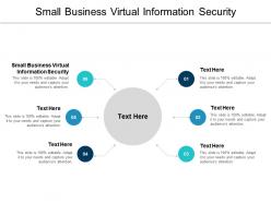 Small business virtual information security ppt powerpoint presentation summary cpb