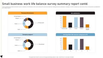 Small Business Work Life Balance Survey Summary Report Survey SS Engaging Attractive