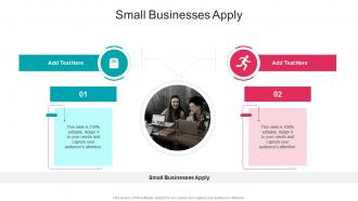 Small Businesses Apply In Powerpoint And Google Slides Cpb