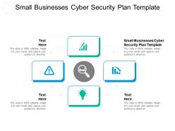 Small businesses cyber security plan template ppt powerpoint presentation outline slides cpb
