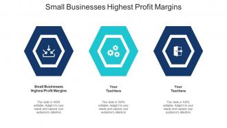 Small Businesses Highest Profit Margins Ppt Powerpoint Presentation File Visuals Cpb