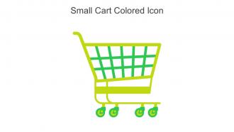 Small Cart Colored Icon In Powerpoint Pptx Png And Editable Eps Format