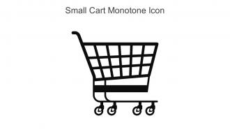 Small Cart Monotone Icon In Powerpoint Pptx Png And Editable Eps Format