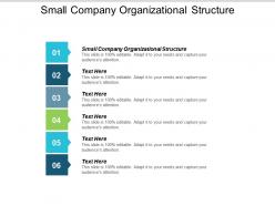 Small company organizational structure ppt powerpoint presentation inspiration design inspiration cpb