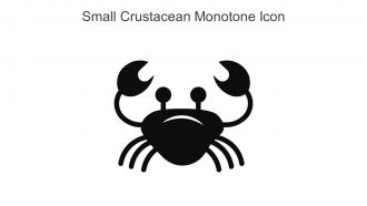 Small Crustacean Monotone Icon In Powerpoint Pptx Png And Editable Eps Format
