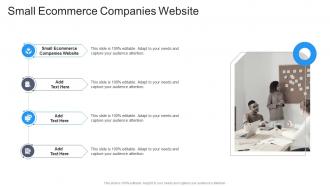 Small Ecommerce Companies Website In Powerpoint And Google Slides Cpb