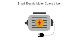 Small Electric Motor Colored Icon In Powerpoint Pptx Png And Editable Eps Format