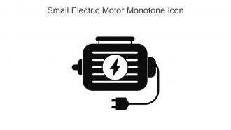 Small Electric Motor Monotone Icon In Powerpoint Pptx Png And Editable Eps Format