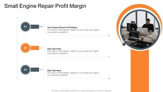 Small Engine Repair Profit Margin In Powerpoint And Google Slides Cpb