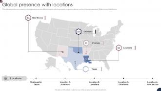 Small Enterprise Company Profile Global Presence With Locations