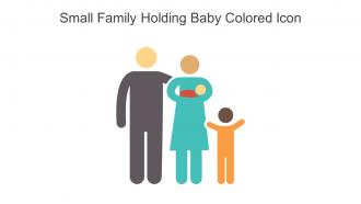 Small Family Holding Baby Colored Icon In Powerpoint Pptx Png And Editable Eps Format