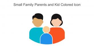 Small Family Parents And Kid Colored Icon In Powerpoint Pptx Png And Editable Eps Format