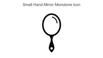 Small Hand Mirror Monotone Icon In Powerpoint Pptx Png And Editable Eps Format
