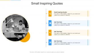 Small Inspiring Quotes In Powerpoint And Google Slides Cpb